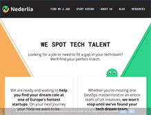 Tablet Screenshot of nederlia.com